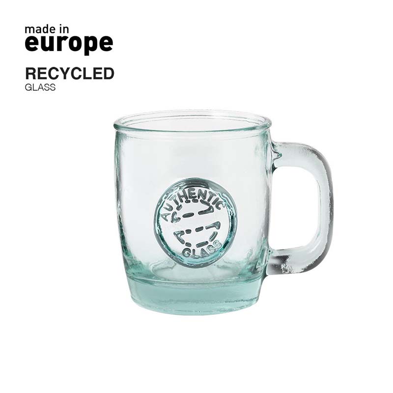 Tasse aus recyceltem Glas | Öko Geschenk